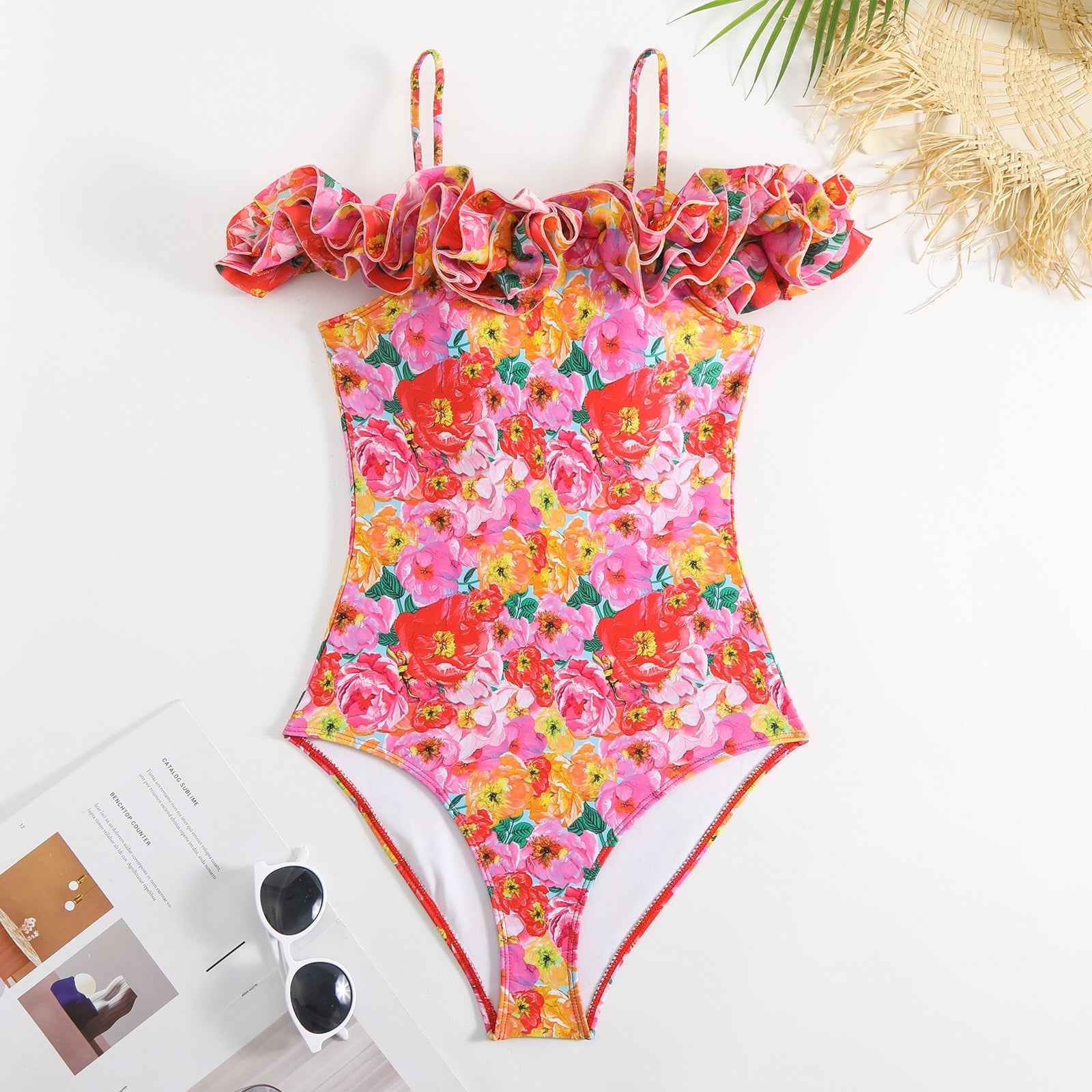 Pankh Ikyasa Floral Monokini & Coverup Set