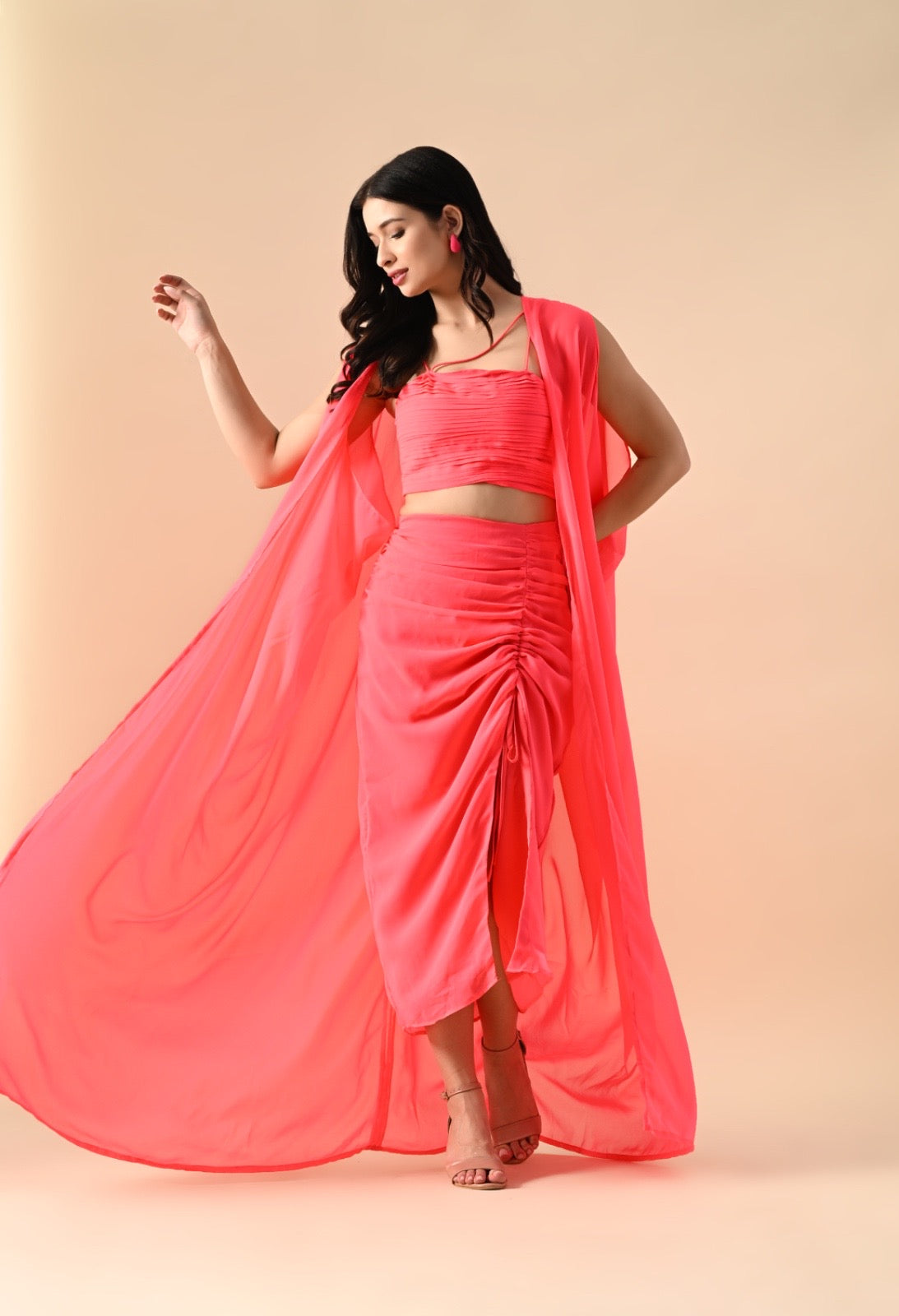 Pankh Zoya High Fashion Resort Wear 3 Piece Coord Set