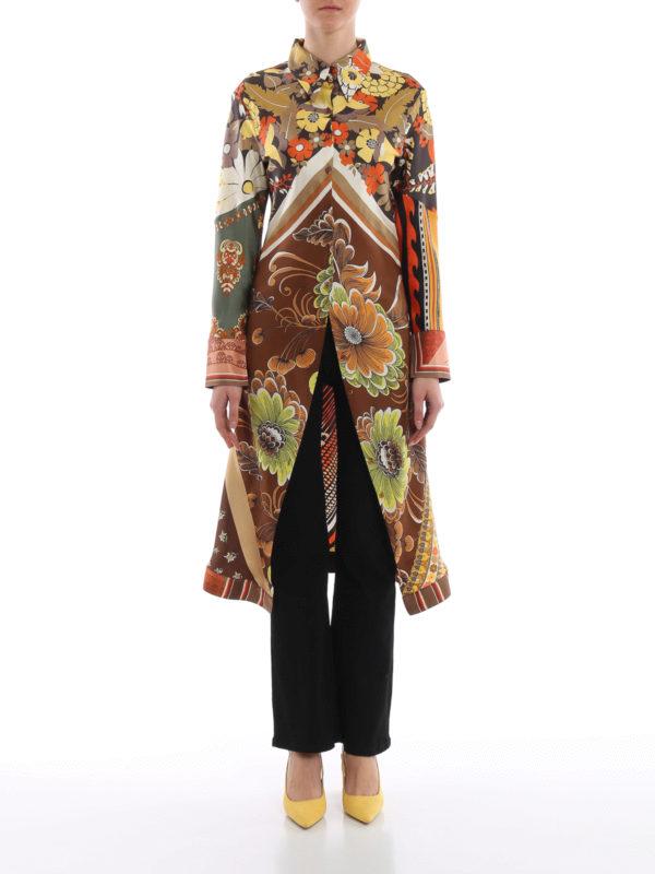 Pankh Bexley Floral Printed Maxi Long Sleeve Shirt