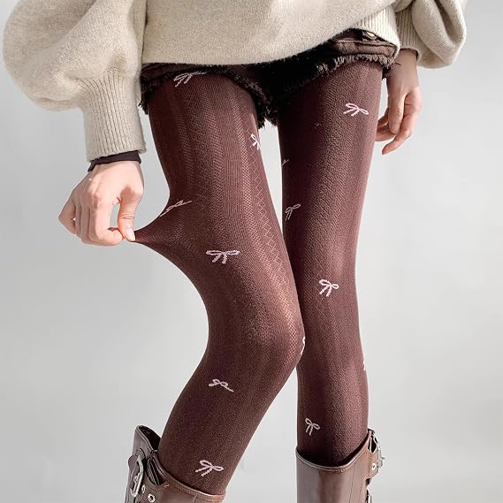 Pankh Bowknot-Patterned Sheer Stockings Stocking