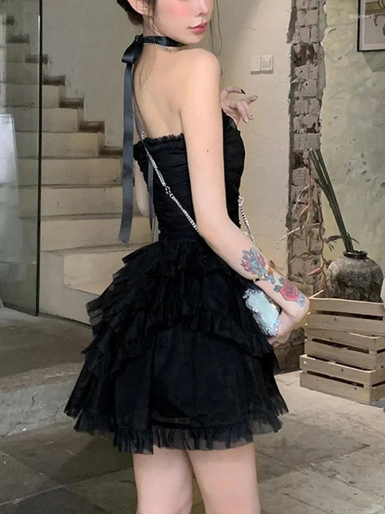 Pankh Fery Tube Butterfly Mini Party Wear Dress