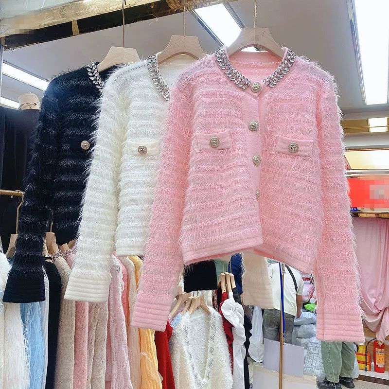 Pankh Merry Designer Stone Colar Studded Embellished Soft Wool Party Top/Jacket