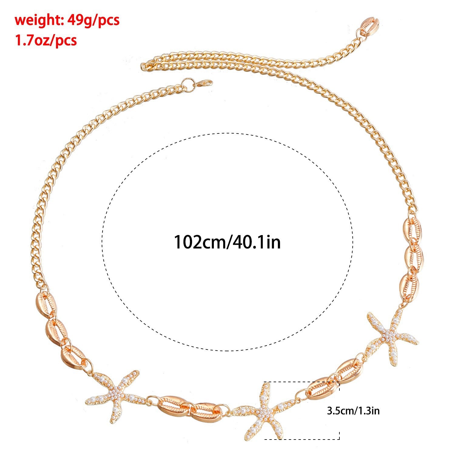 Linda Starfish Waistchain