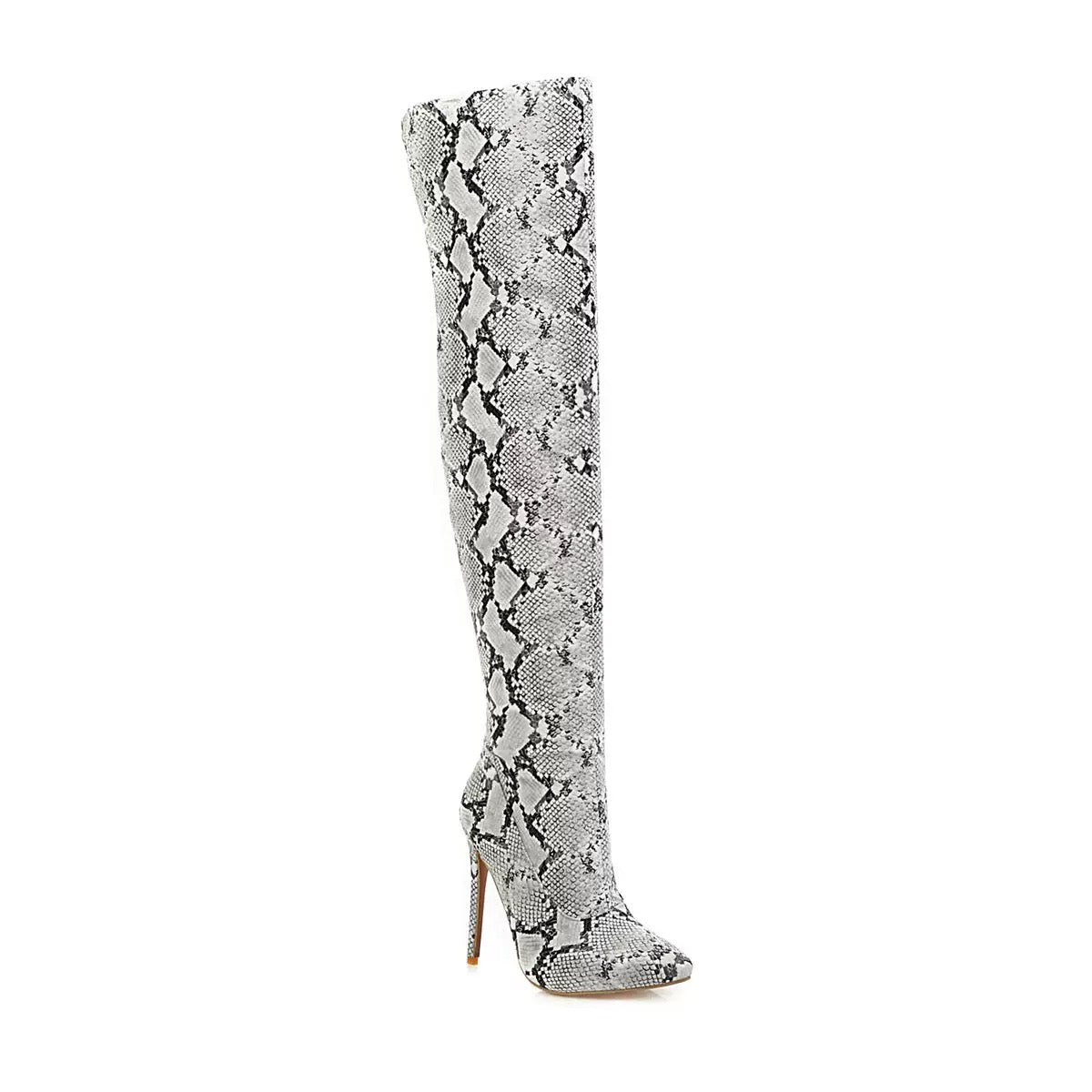 Python Snake Print Boots