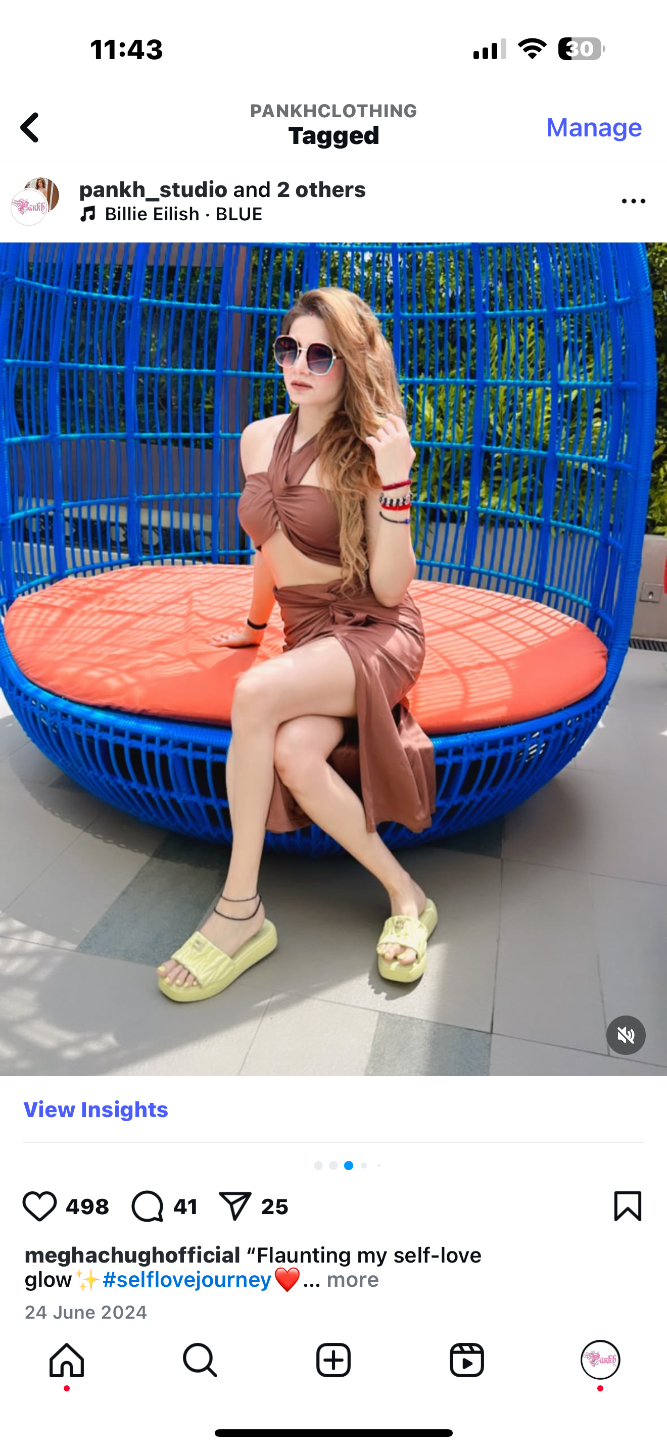 Pankh Albert Halter Neck Top And Skirt