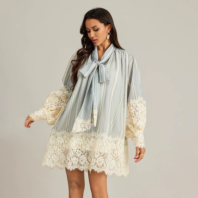 Pankh French Heavy Lace Dress