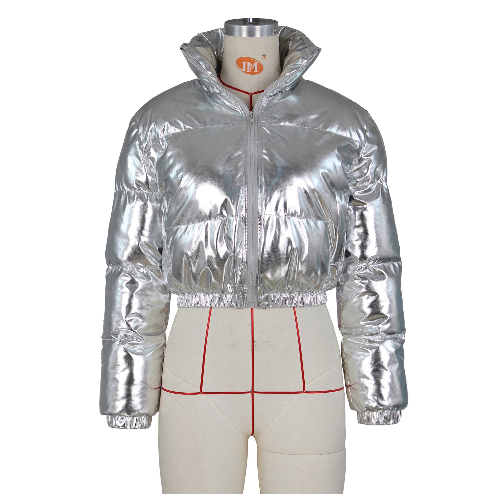 Pankh Aston Metallic Bomber Jacket