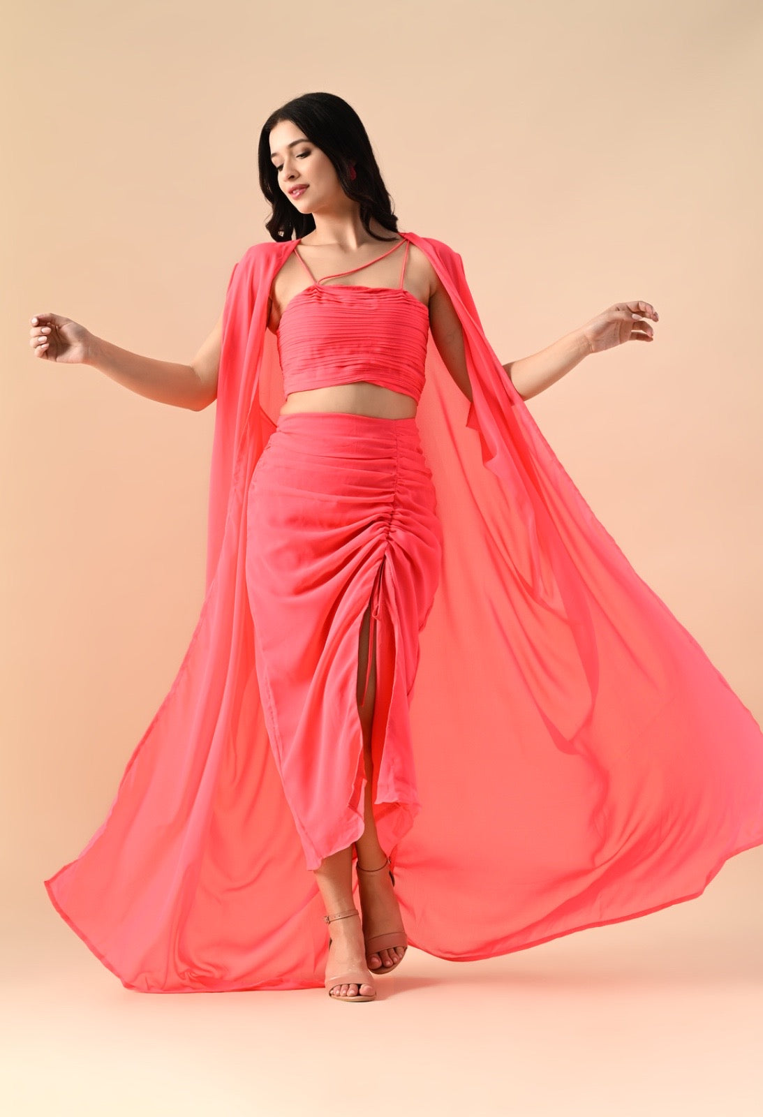 Pankh Zoya High Fashion Resort Wear 3 Piece Coord Set