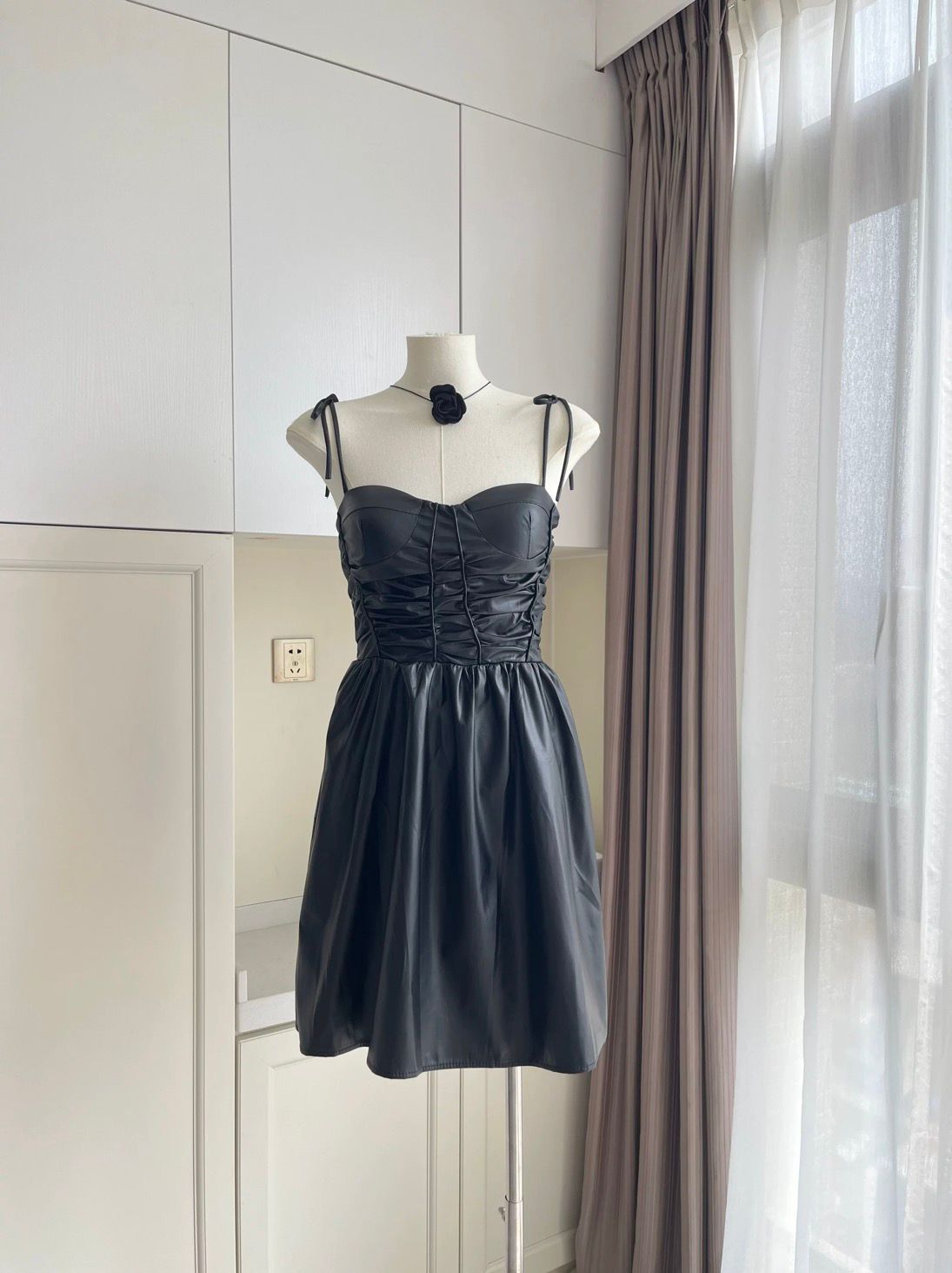 Pankh Saima Short Leather Dress