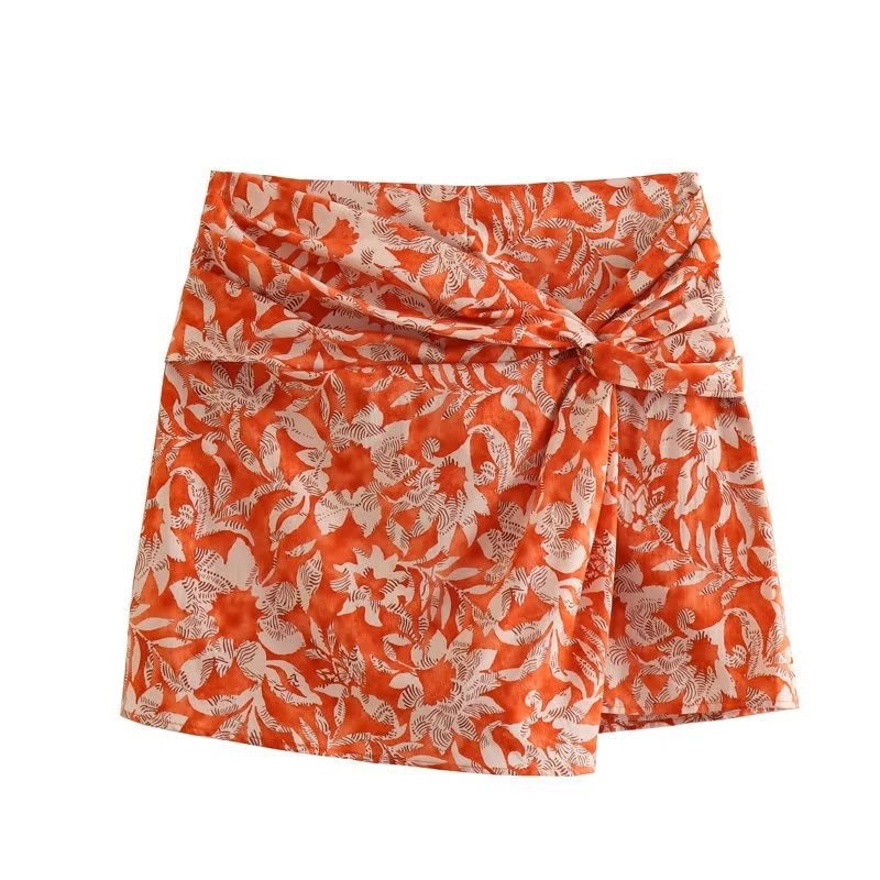 Pankh Alec Floral Printed Crop Top And Skirt Set