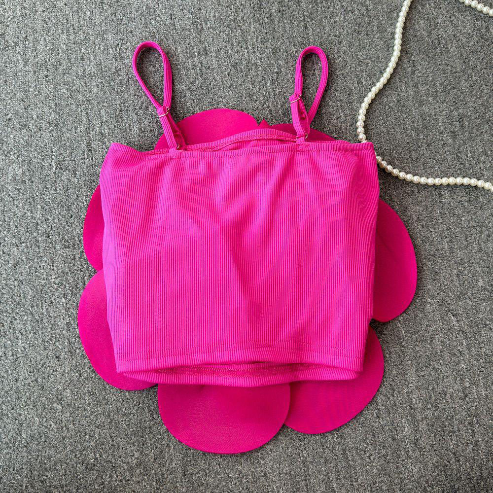 Pankh Freya 3D Flower Cropped Top