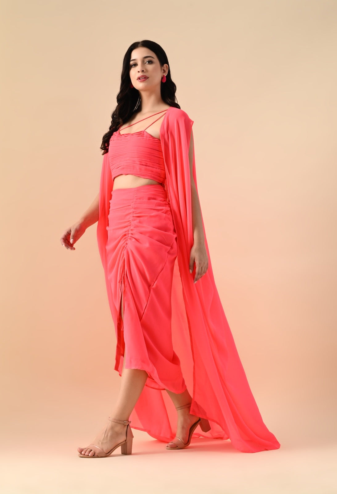 Pankh Zoya High Fashion Resort Wear 3 Piece Coord Set