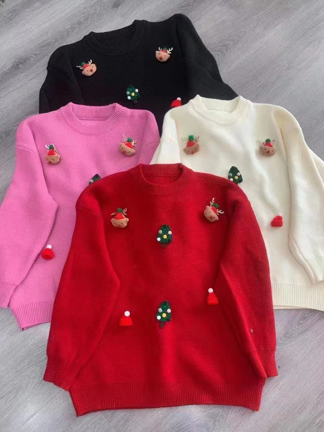 Pankh Kimch Holiday Christmas Cute Sweater