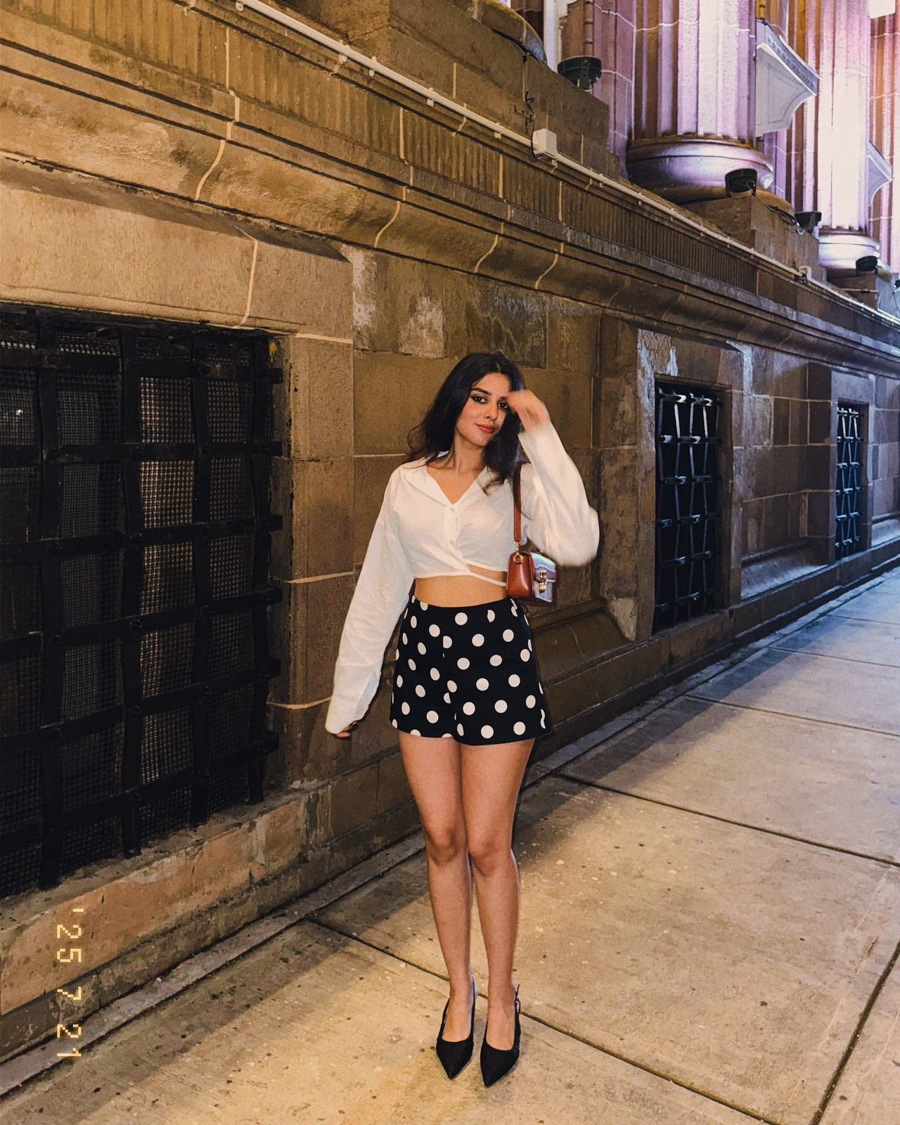 Pankh Jivin Polka Dot Mini Short