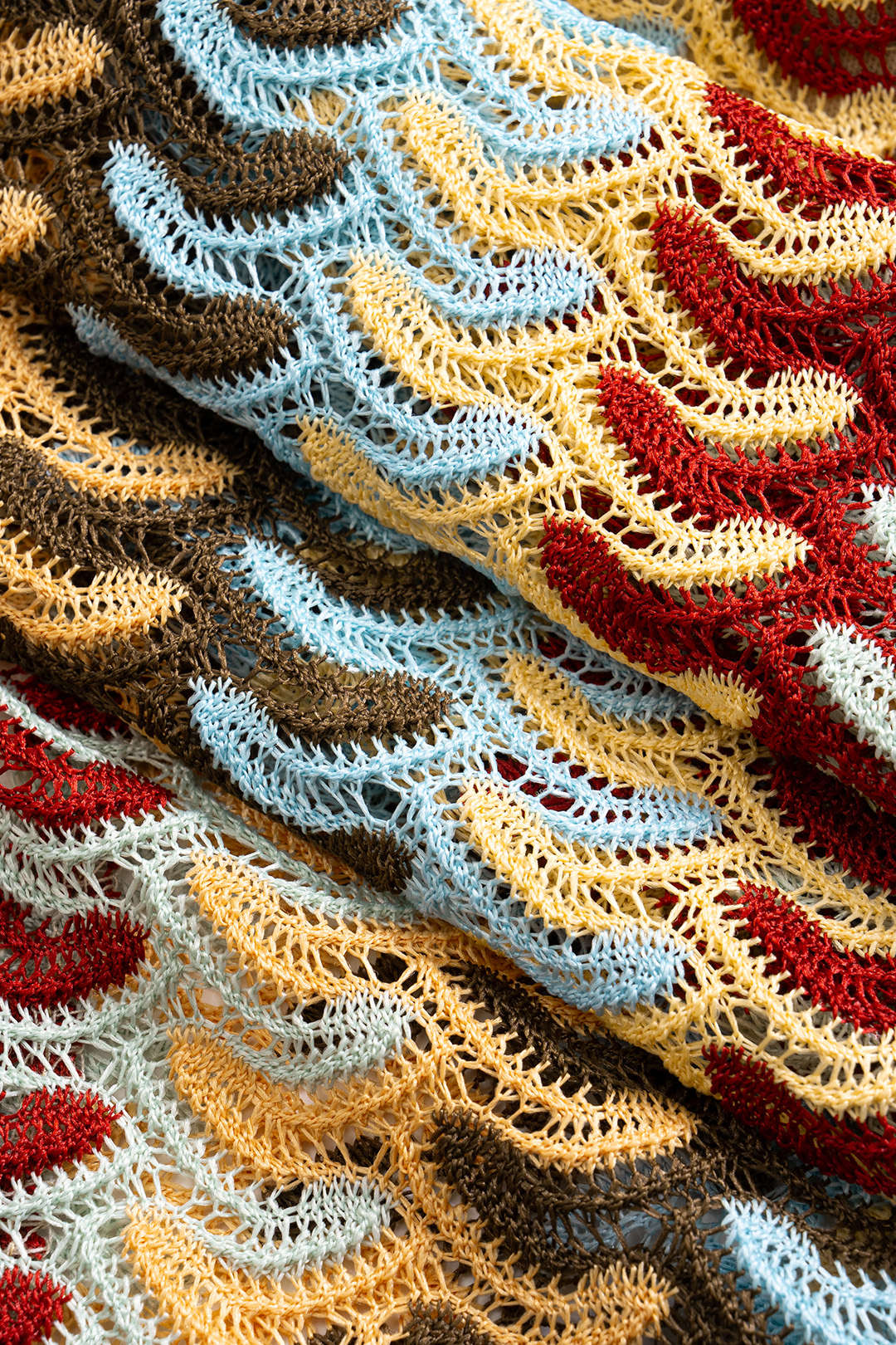 Pankh Sydney Elegant Contrast Color Crochet Tube Top and Skirt Set