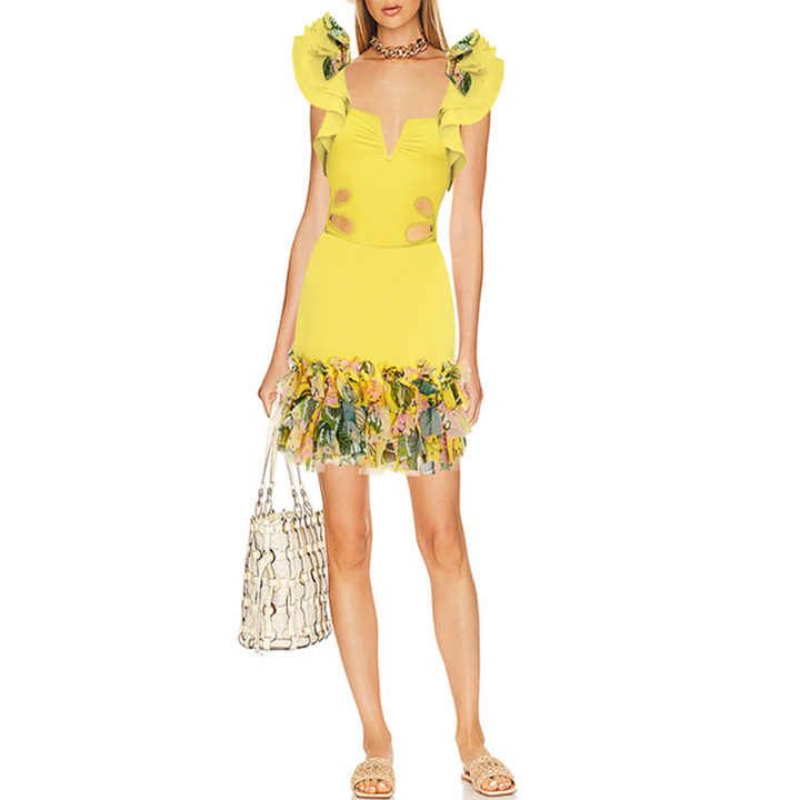 Pankh Sicily Padded Monokini and Skirt Set