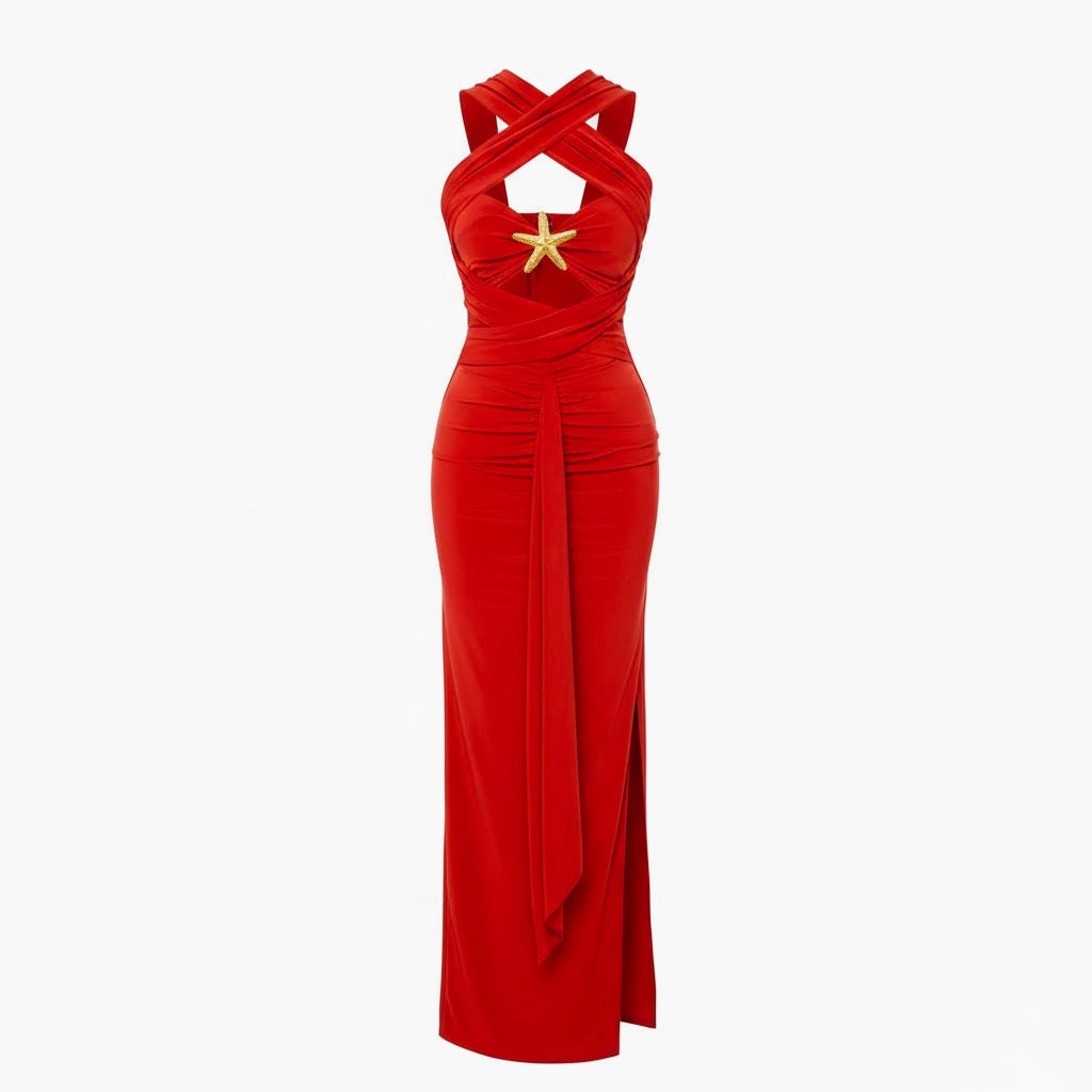 Pankh Derry Bodycon Evening Wear Maxi Dress