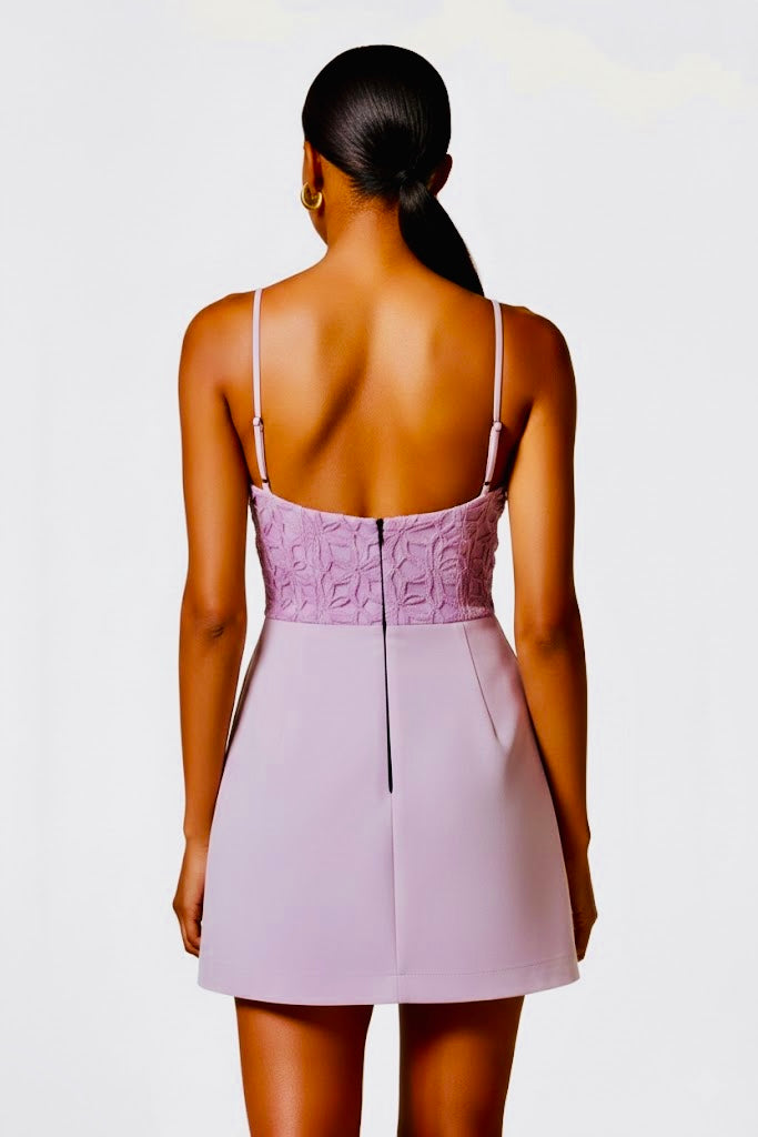 Pankh Zette Textured Mini elegant Dress