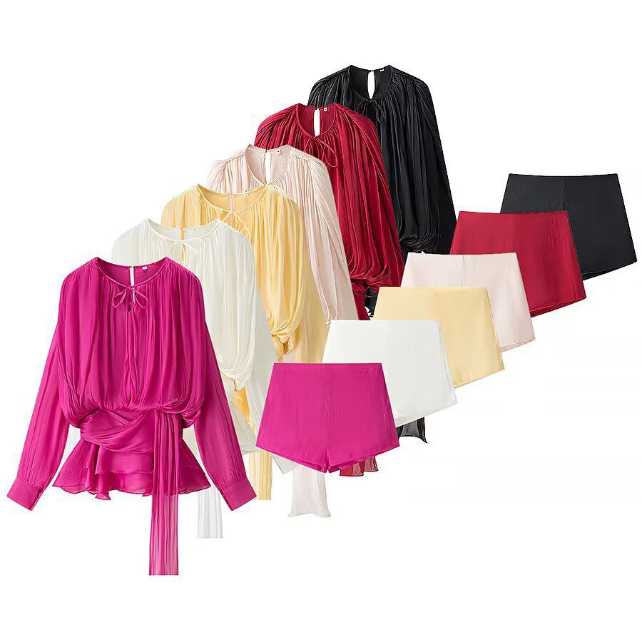 Pankh Josephine Shimmer Organza Dress with Shorts