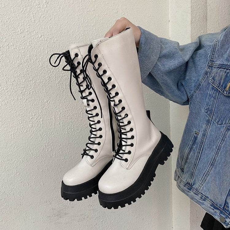 Pankh Duke Thick Sole High Boots