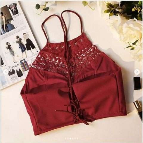 Liza Crop Bustier Top