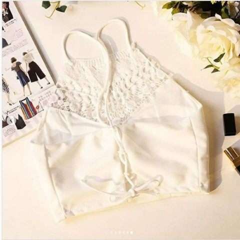 Liza Crop Bustier Top