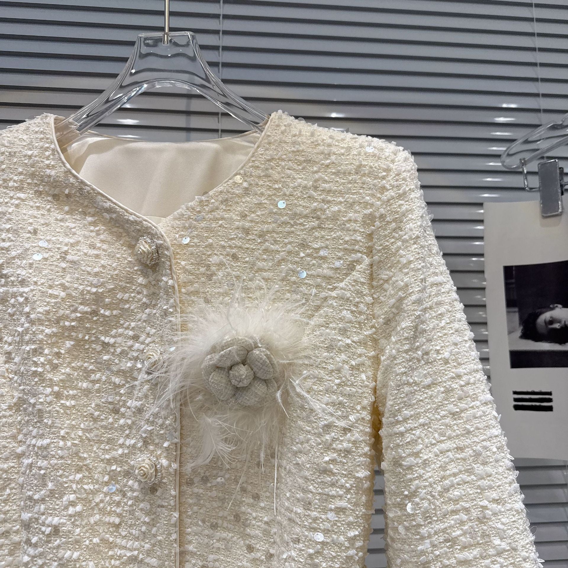 Pankh Odessey Luxury Sequin Tweed Formal Blazer