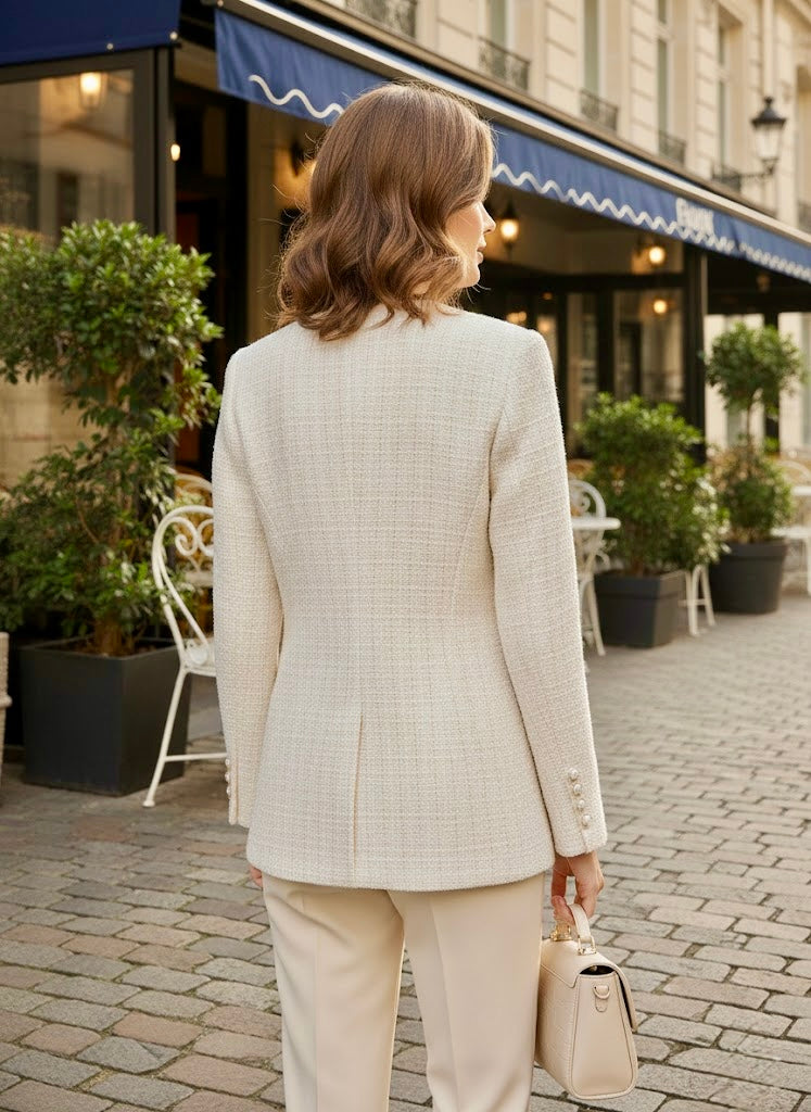 Pankh Ivara Tweed Formal Blazer
