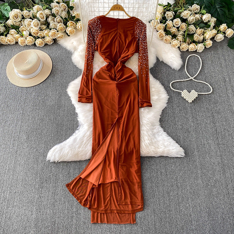 Pankh Sheom Party Wear Stone Embellished Maxi Dress