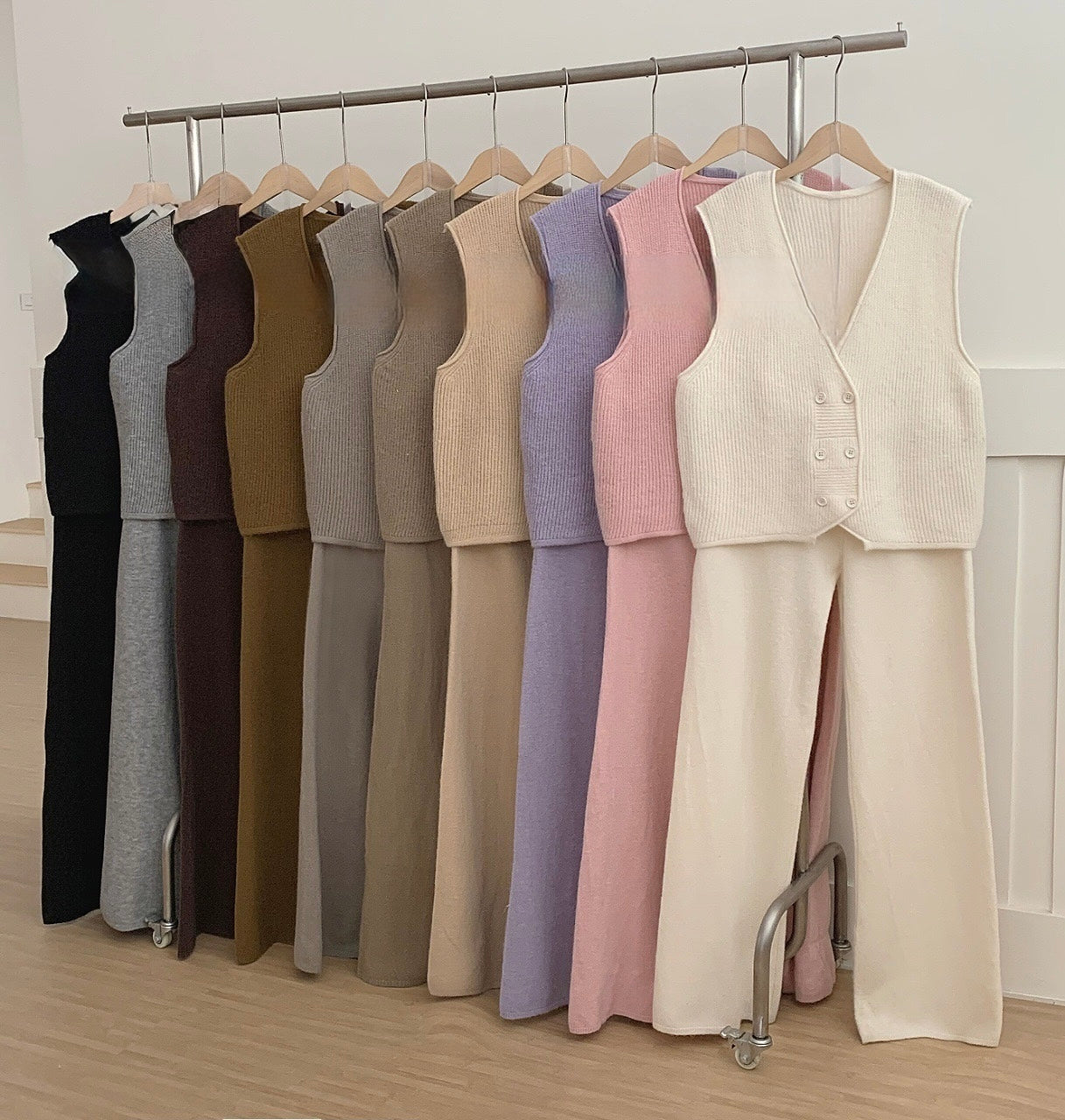 Pankh Vizbie New Winter Wear Woolen Waist Coat and Pant Coord Set