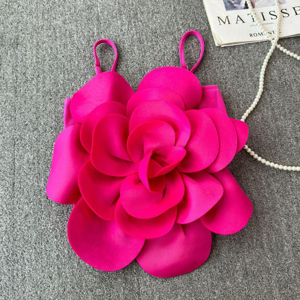 Pankh Freya 3D Flower Cropped Top