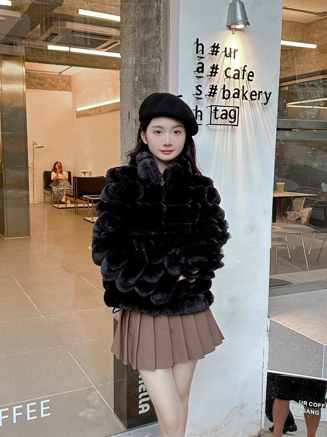 Pankh Levi Cozy High Quality Soft and Warm Fur Coat