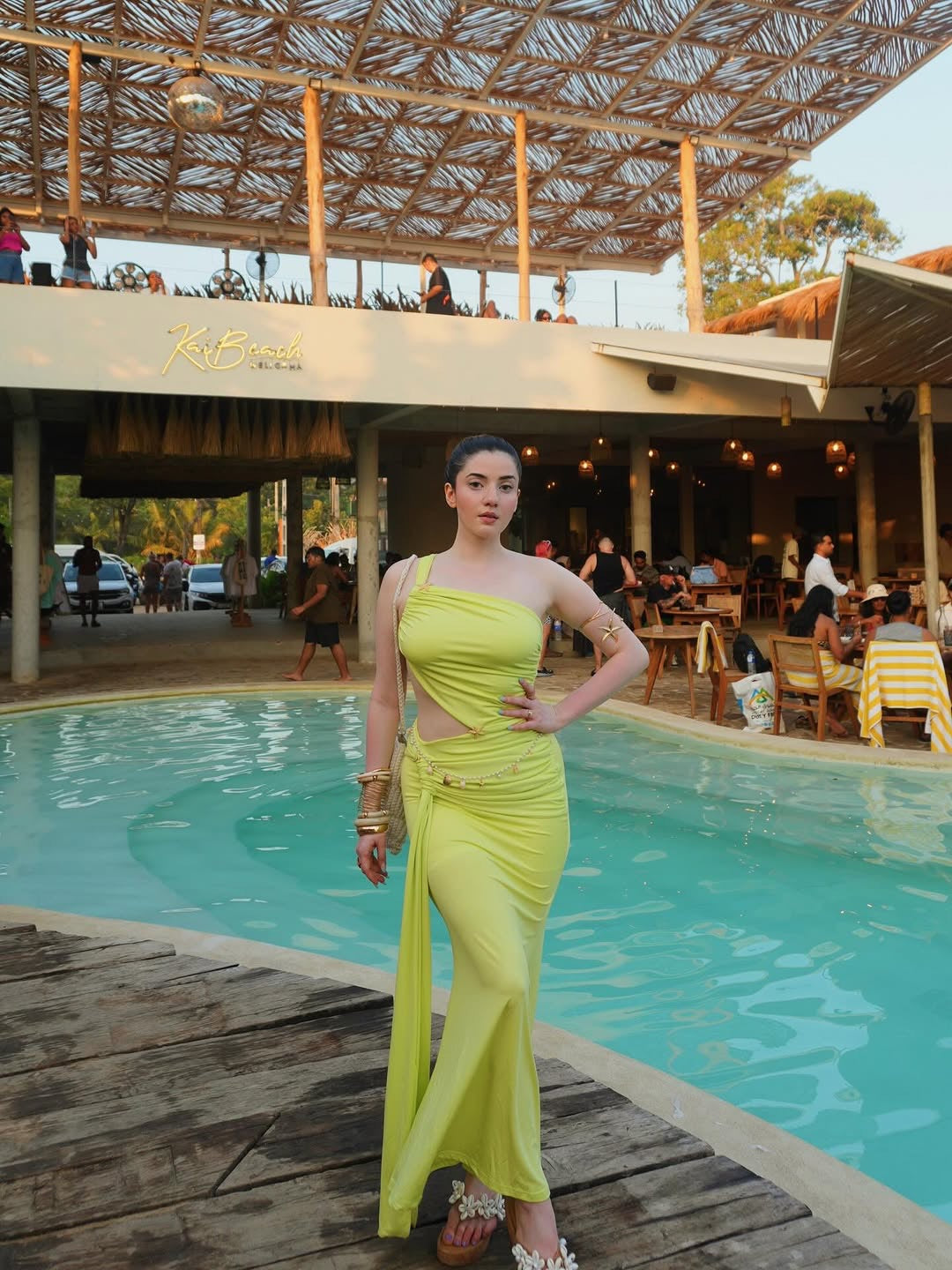 Pankh Baskin Bodycon Maxi Dress