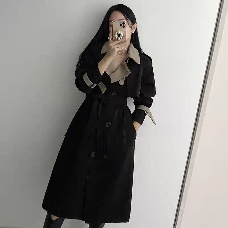 Pankh Odelle High Fashion Dual Color Trench Coat/Overcoat