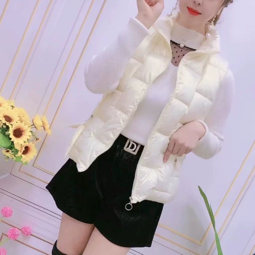 Pankh Calista Metallic Bomber Down Sleeveless Jacket