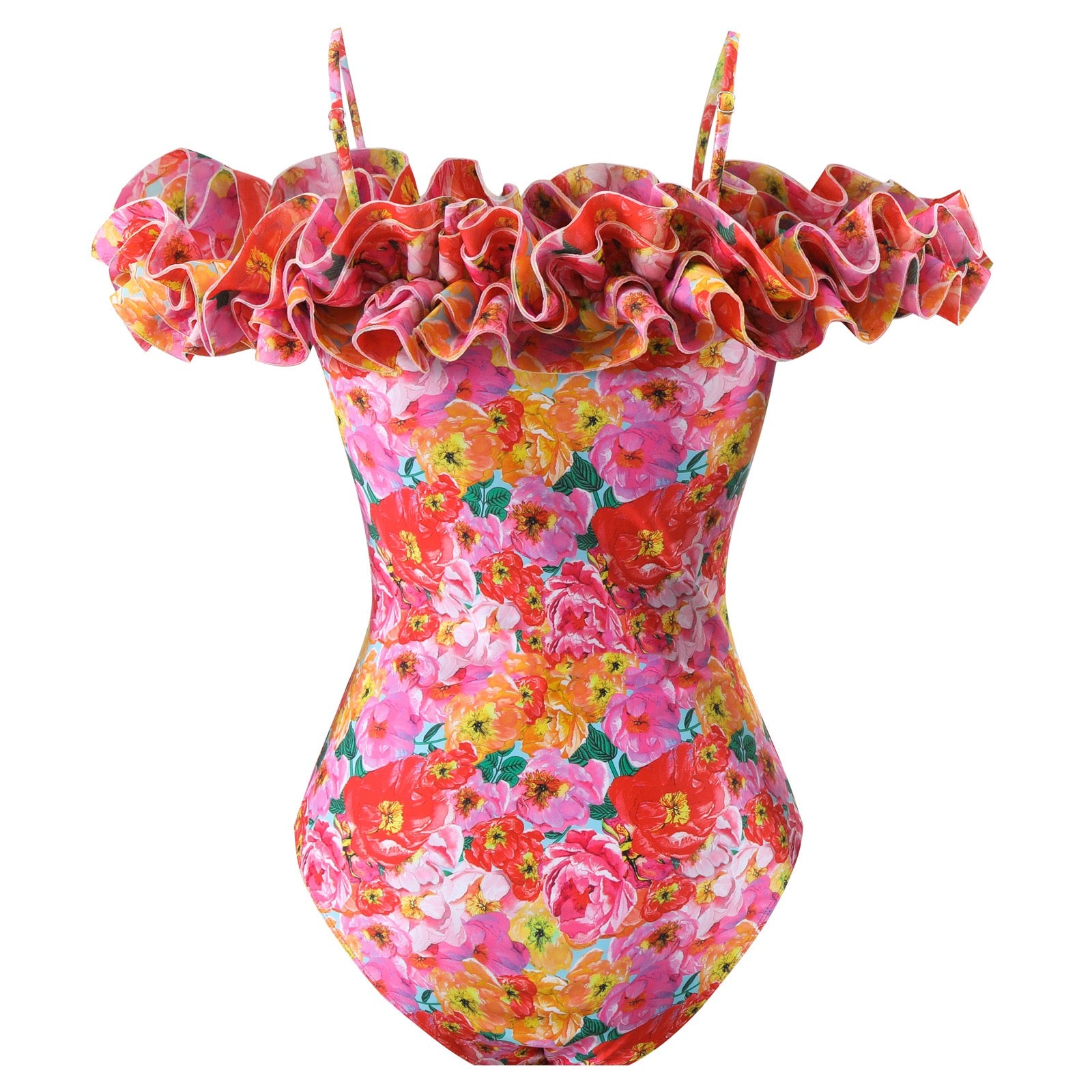 Pankh Ikyasa Floral Monokini & Coverup Set