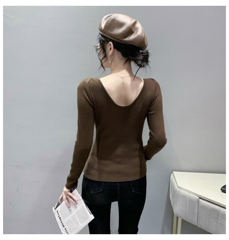 Pankh Riri Reversable Knit Top