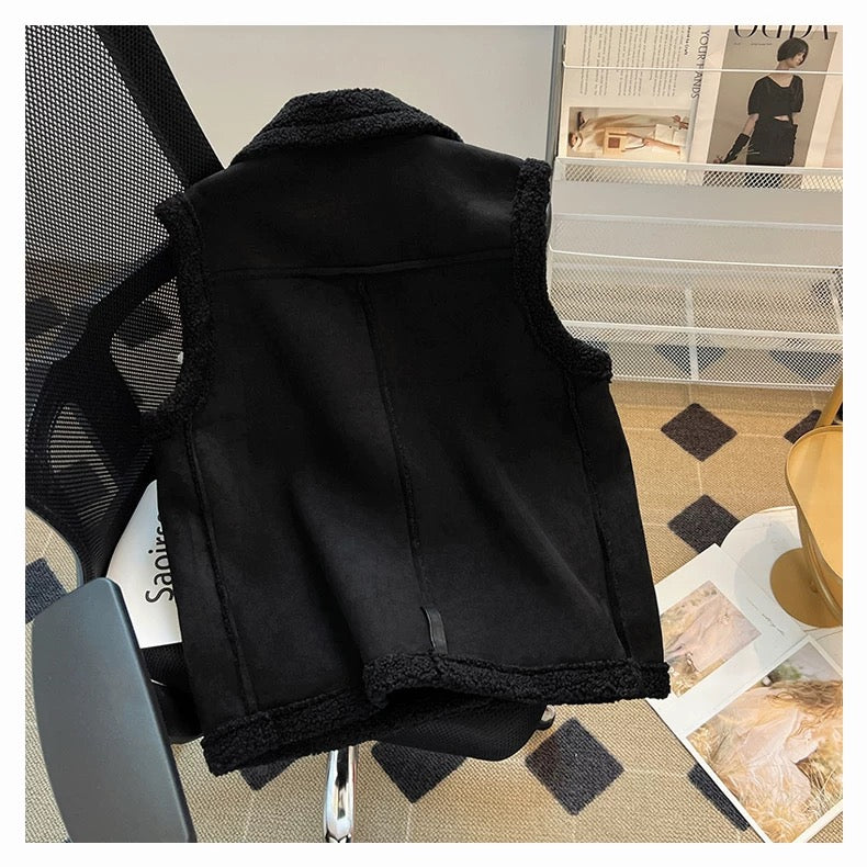 Pankh Seol Sleeveless Women Teddy Jacket