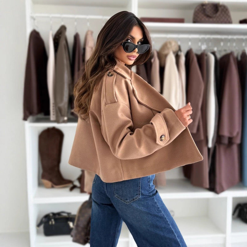 Pankh Morto Trench Autumn Winter Short Jacket Blazer