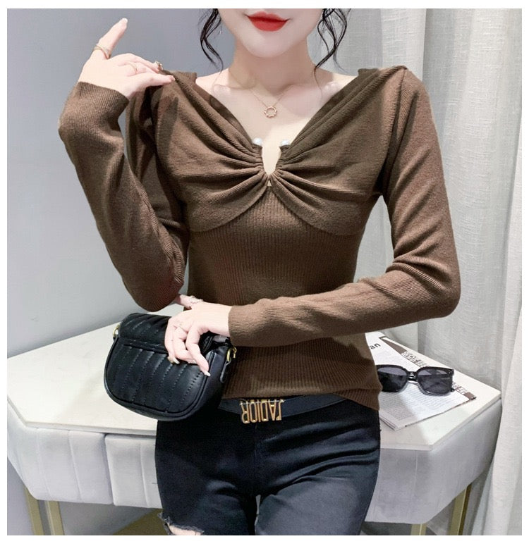 Pankh Riri Reversable Knit Full Sleeve Top