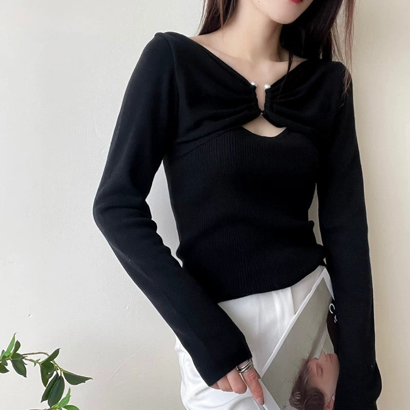 Pankh Riri Reversable Knit Full Sleeve Top