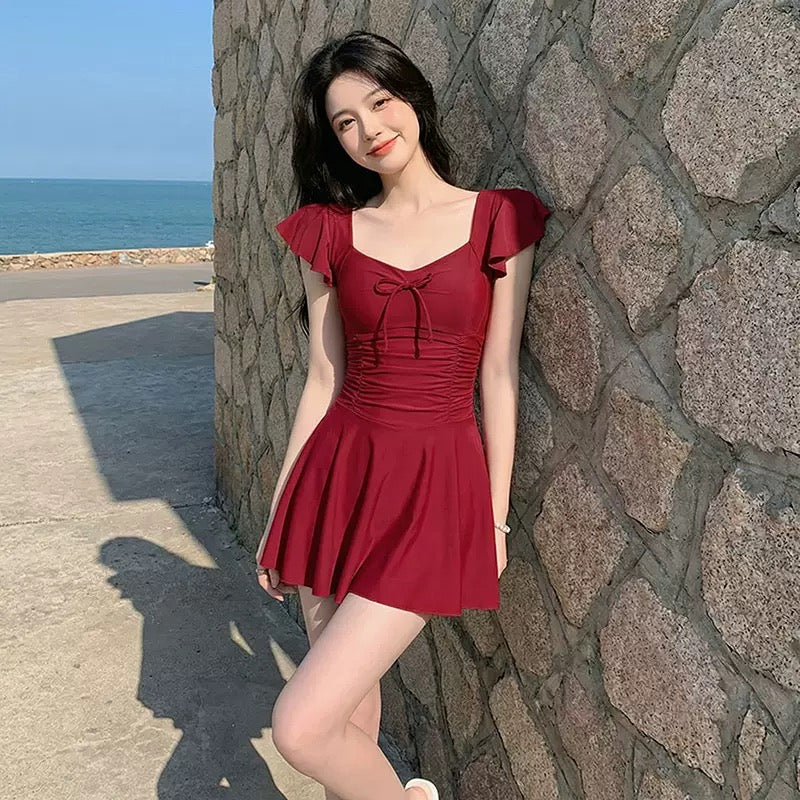 Pankh Sonk Modest Dress Style Padded Swimsuit