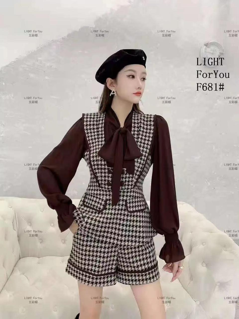 Pankh Enea Woolen 2 Piece Formal Jacket Top & Shorts Coord Set