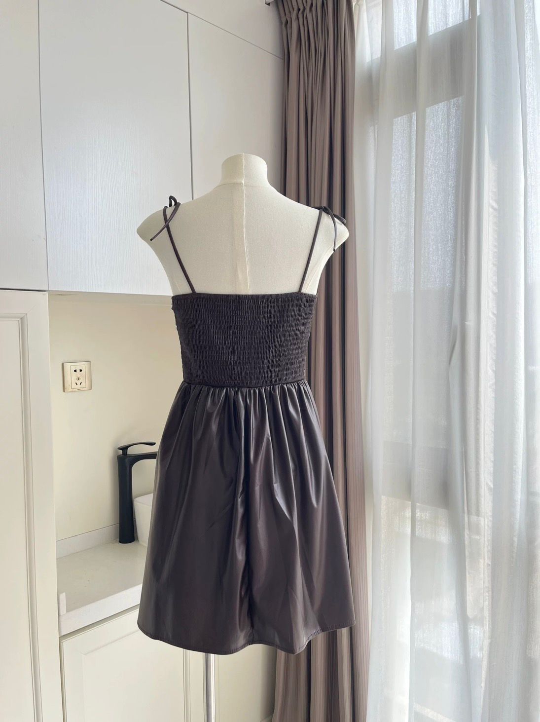 Pankh Saima Short Leather Dress