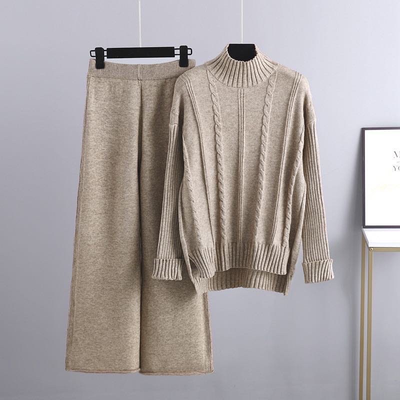 Pankh Misipi High Neck Soft Woolen Coord