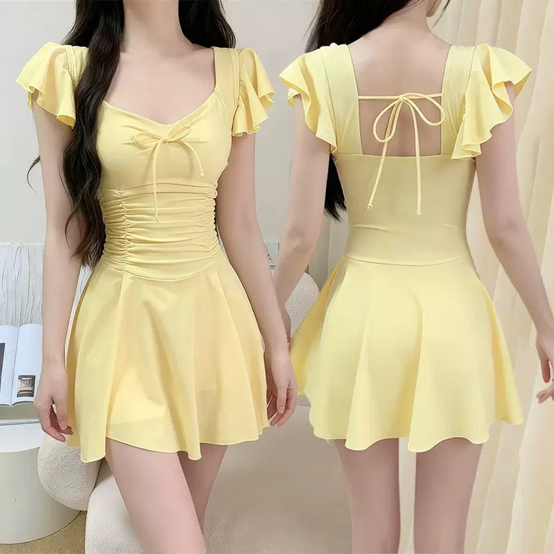 Pankh Sonk Modest Dress Style Padded Swimsuit