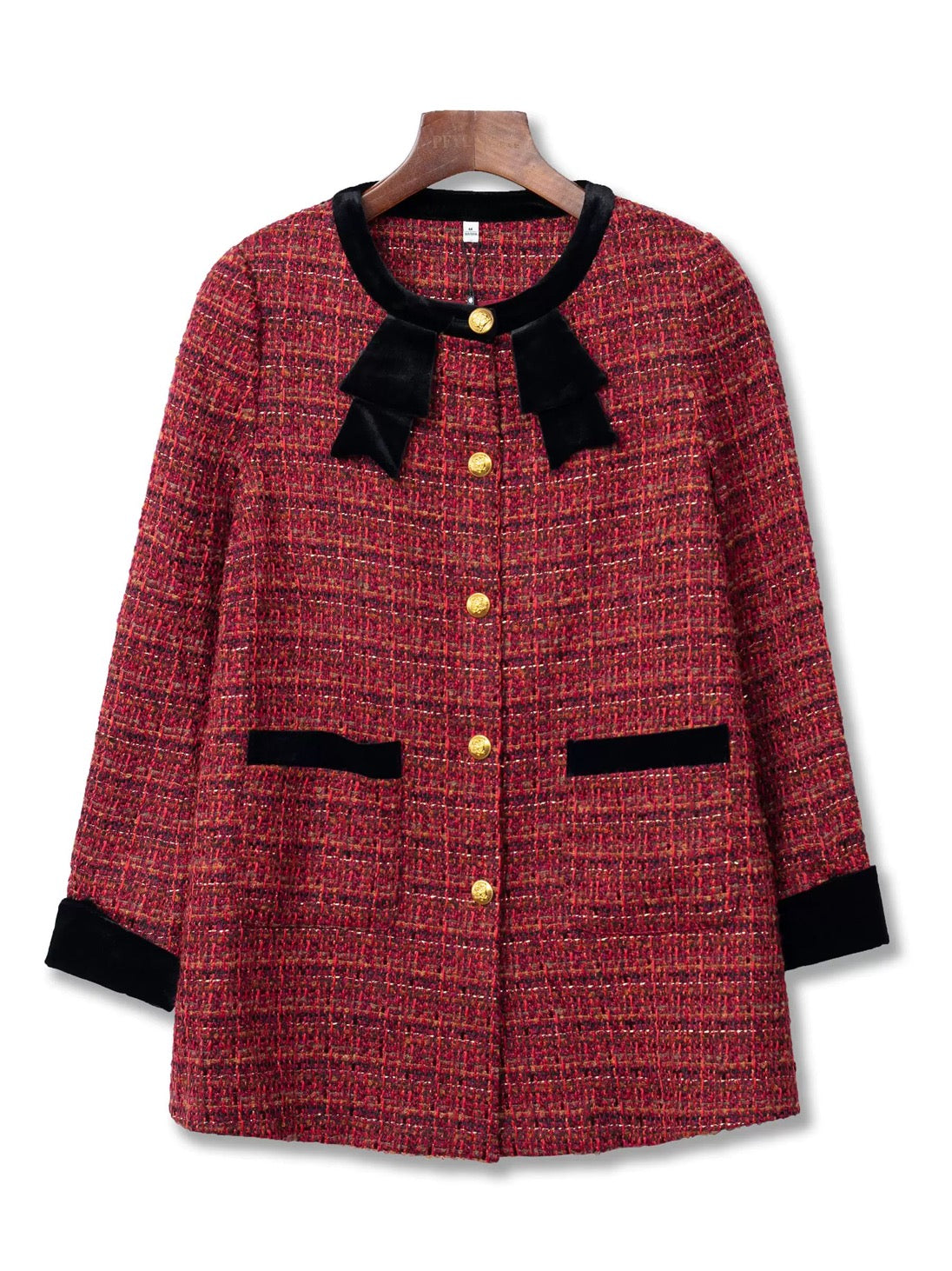 Pankh Laudre Formal Blazer Luxe Tweed Dress