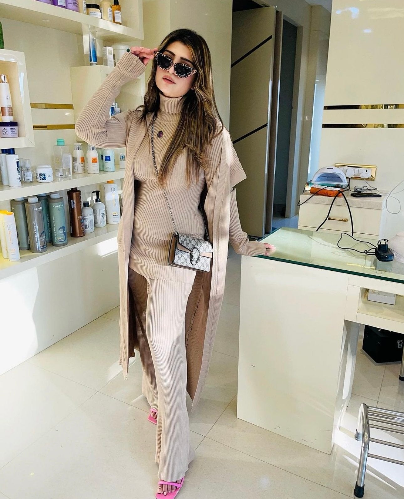 Pankh Mirka Ribbed wool 3 Piece formal Coord Set