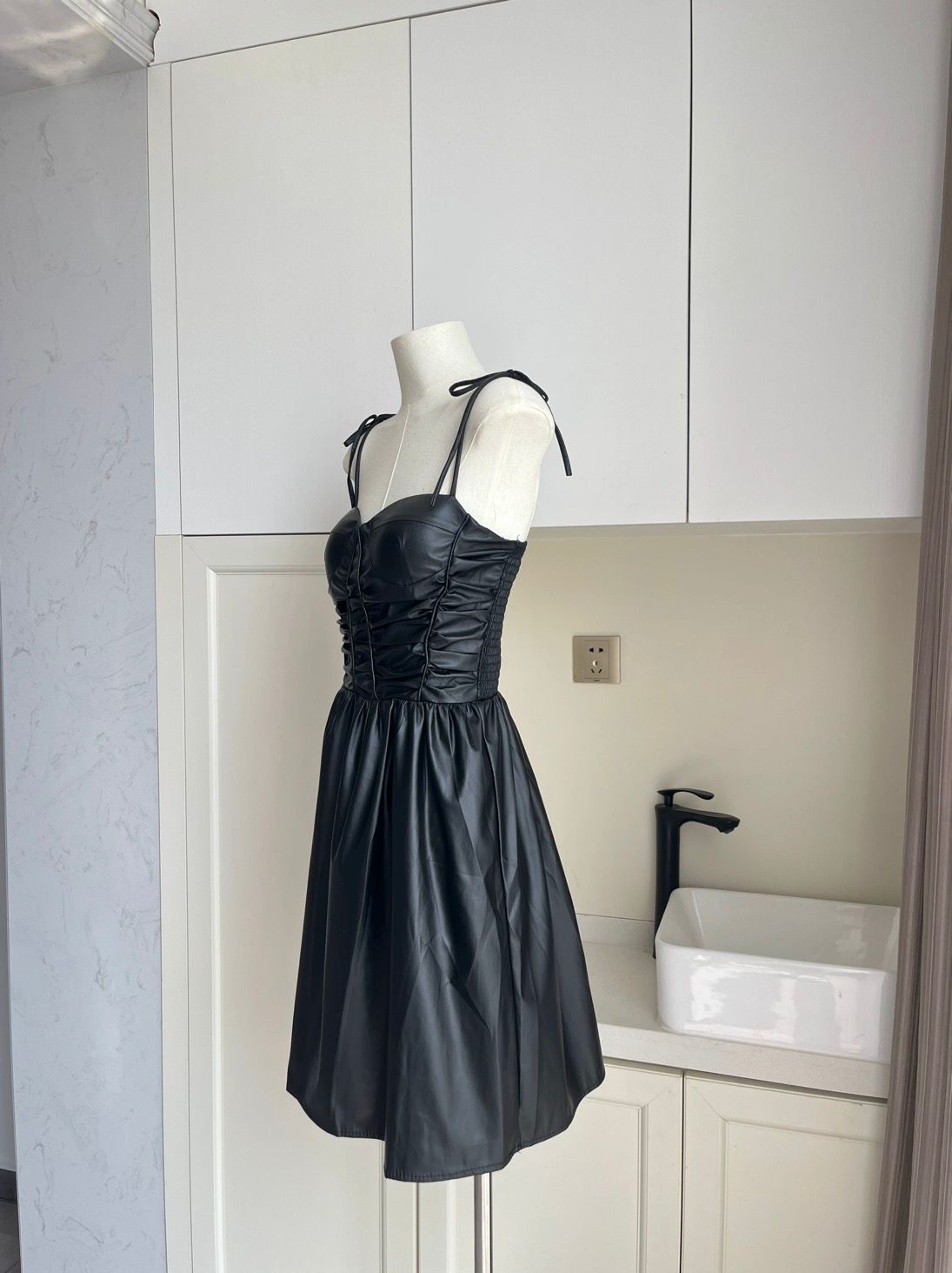 Pankh Saima Short Leather Dress