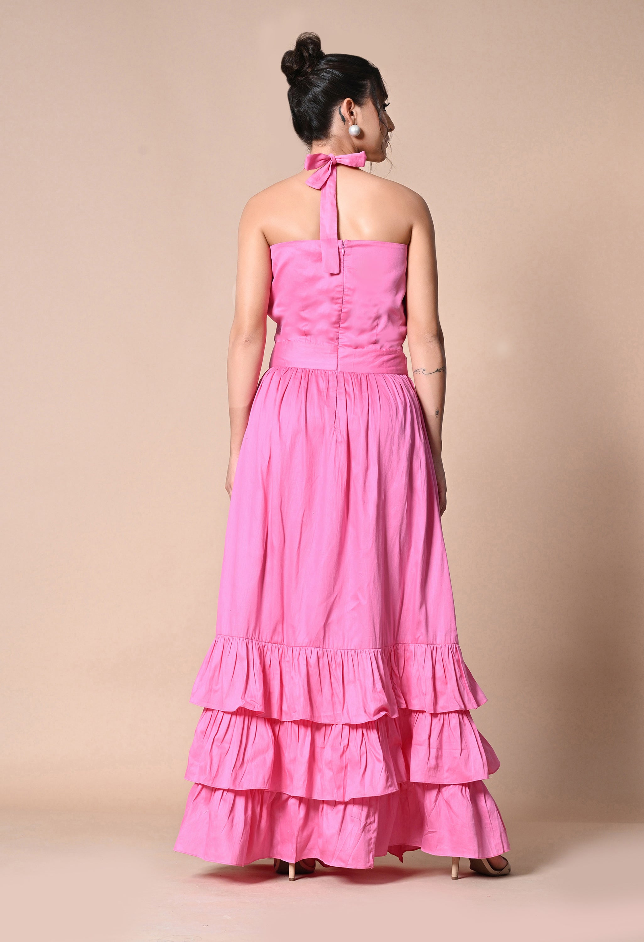 Pankh Semex Flaired Cotton Maxi Dress
